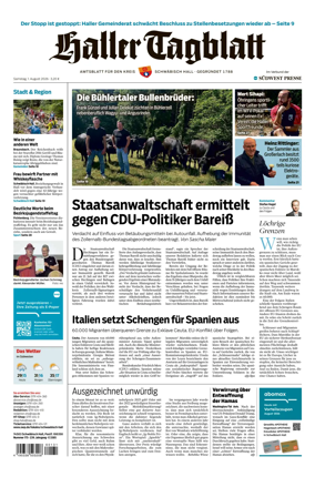 Cover of Haller Tagblatt