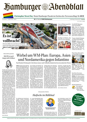 Cover of Hamburger Abendblatt (Harburg)