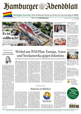 Cover of Hamburger Abendblatt (Pinneberg)