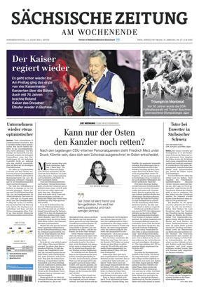 Cover of Sachsische Zeitung (Pirna Sebnitz)