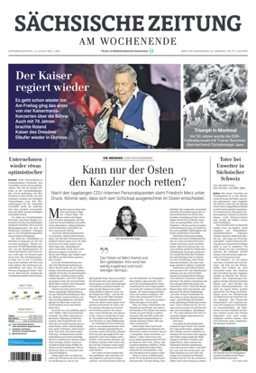 Cover of Sachsische Zeitung (Riesa & Grossenhain)