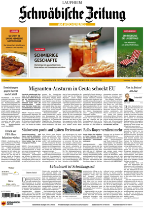 Cover of Schwabische Zeitung (Laupheim)