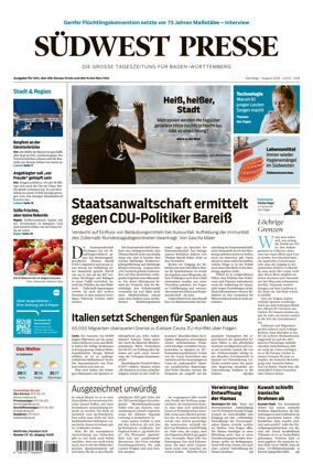 Cover of Sudwest Presse