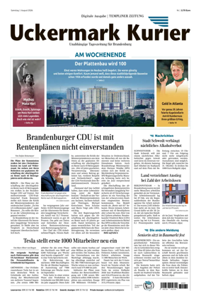 Cover of Templiner Zeitung