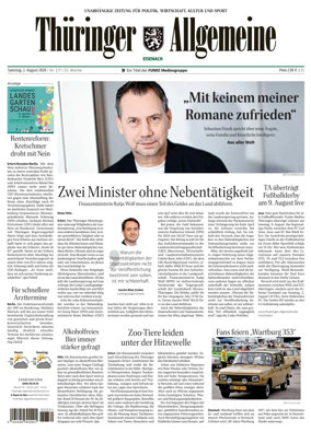 Cover of Thuringer Allgemeine (Eisenach)