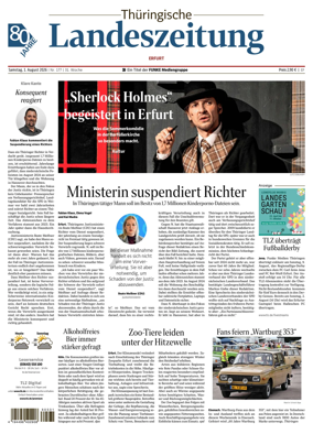 Cover of Thuringische Landeszeitung (Erfurt)
