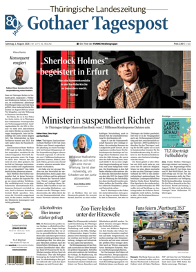Cover of Thuringische Landeszeitung (Gotha)