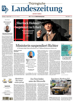 Cover of Thuringische Landeszeitung (Unstrut-Hainich-Kreis)