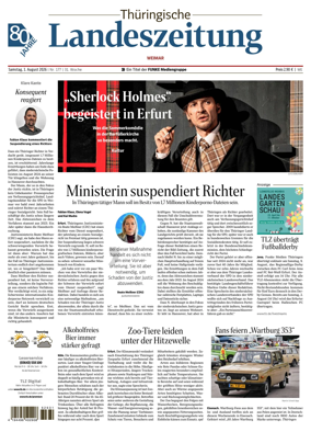Cover of Thuringische Landeszeitung (Weimar)