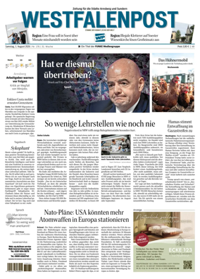 Cover of Westfalenpost (Arnsberg)