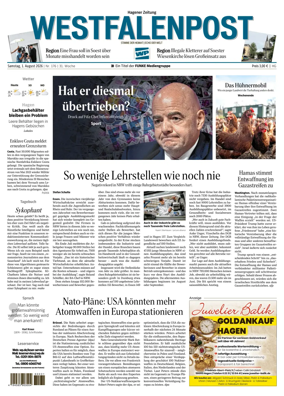 Cover of Westfalenpost (Hagen Hohenlimburg)