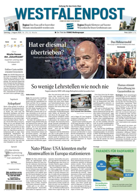 Cover of Westfalenpost (Olpe)