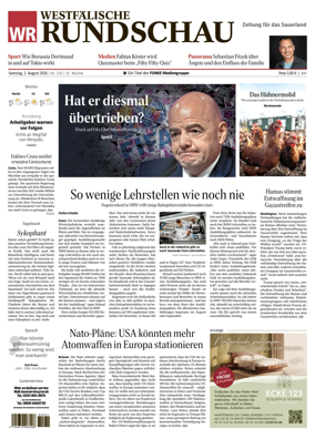 Cover of Westfalische Rundschau (Arnsberg)