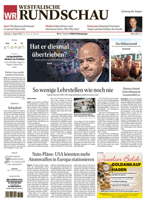 Cover of Westfalische Rundschau (Hagen Hohenlimburg)