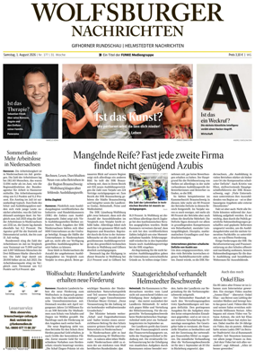 Cover of Wolfsburger Nachrichten (Wolfsburg-Gifhorn)