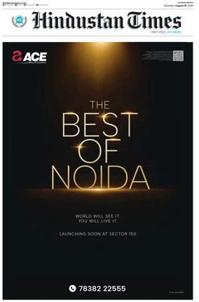 Cover of Hindustan Times (Lucknow)