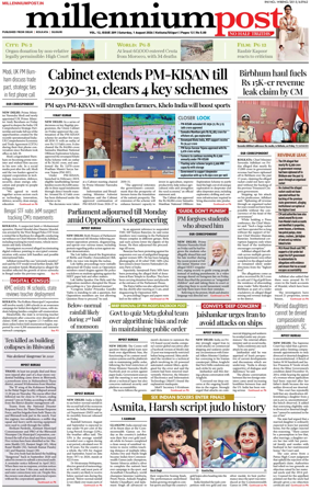 Cover of Millennium Post (Kolkata)