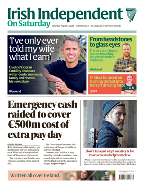 Cover of Irish Independent