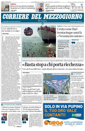 Cover of Corriere del Mezzogiorno (Puglia)