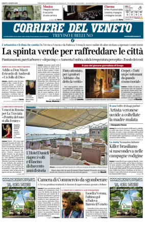 Cover of Corriere del Veneto (Treviso e Belluno)