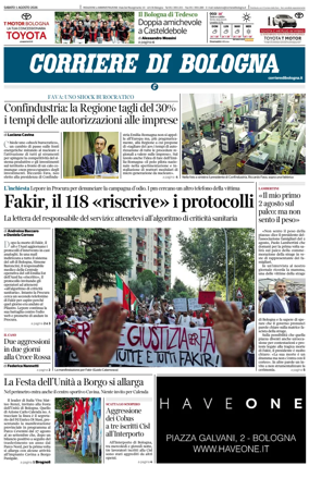 Cover of Corriere di Bologna