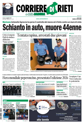 Cover of Corriere di Rieti