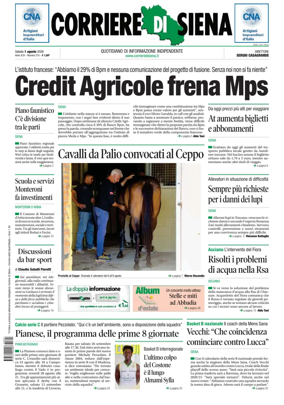 Cover of Corriere di Siena