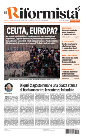 Cover of Il Riformista (Italy)