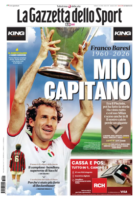 Cover of La Gazzetta dello Sport - Roma