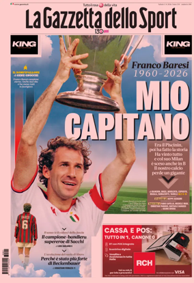 Cover of La Gazzetta dello Sport
