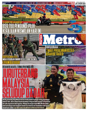 Cover of Harian Metro