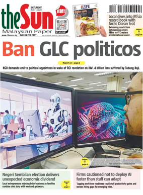 Cover of The Sun (Malaysia)