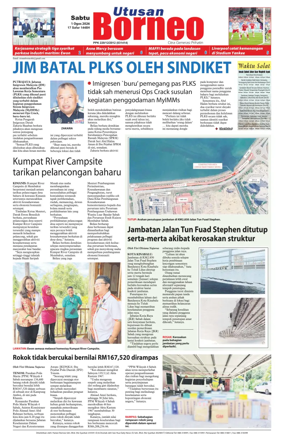 Cover of Utusan Borneo (Sabah)