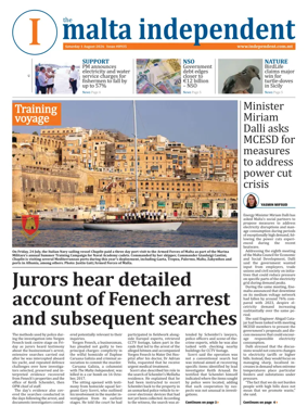 Cover of Malta Independent