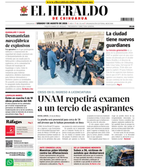 Cover of El Heraldo de Chihuahua