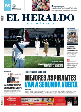 Cover of El Heraldo de Mexico