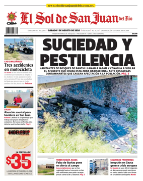 Cover of El Sol de San Juan del Rio