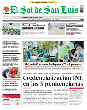 Cover of El Sol de San Luis Potosi
