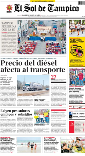 Cover of El Sol de Tampico