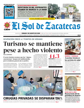 Cover of El Sol de Zacatecas