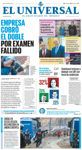 Cover of El Universal
