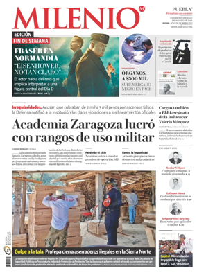 Cover of Milenio Puebla