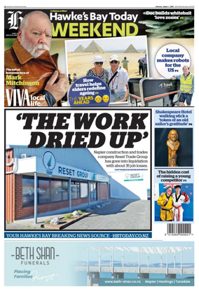 Cover of Hawke's Bay Today