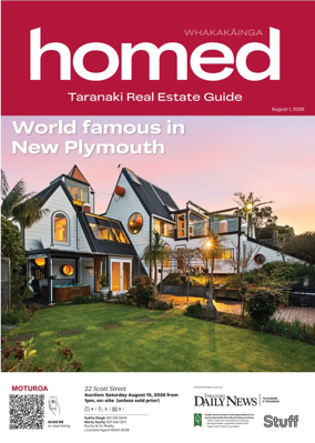 Cover of Homed Taranaki Daily News