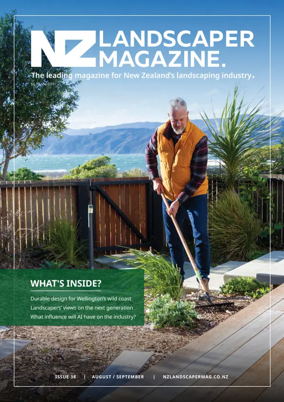 Cover of NZ Landscaper Magazine