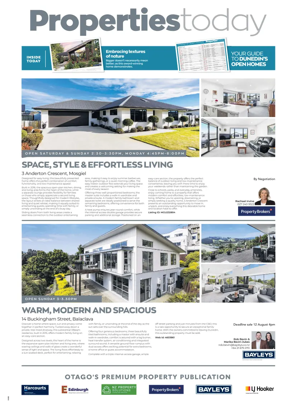 Cover of Otago Daily Times-Property Today