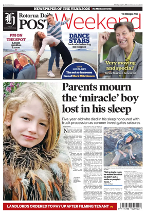 Cover of Rotorua Daily Post