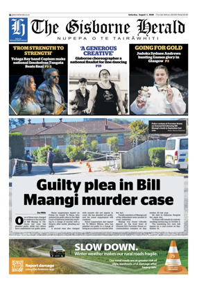 Cover of The Gisborne Herald (Saturday edition)