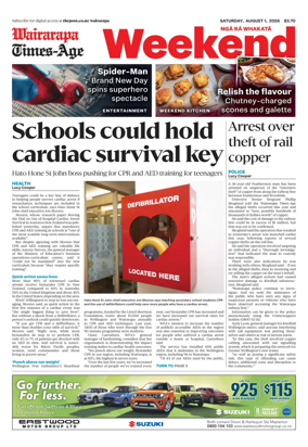 Cover of Wairarapa Times-Age (NZ)