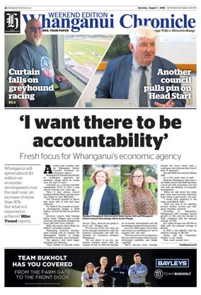 Cover of Whanganui Chronicle